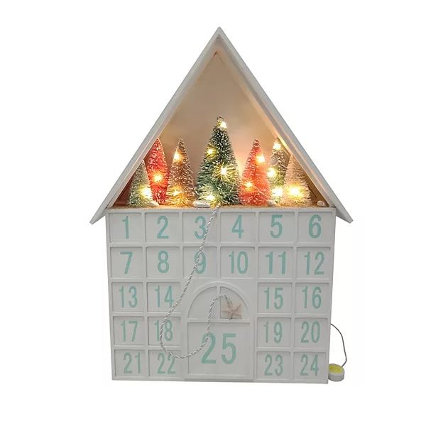 St. Nicholas Square® LED House Advent Calendar Christmas Floor Decor | Kohl's