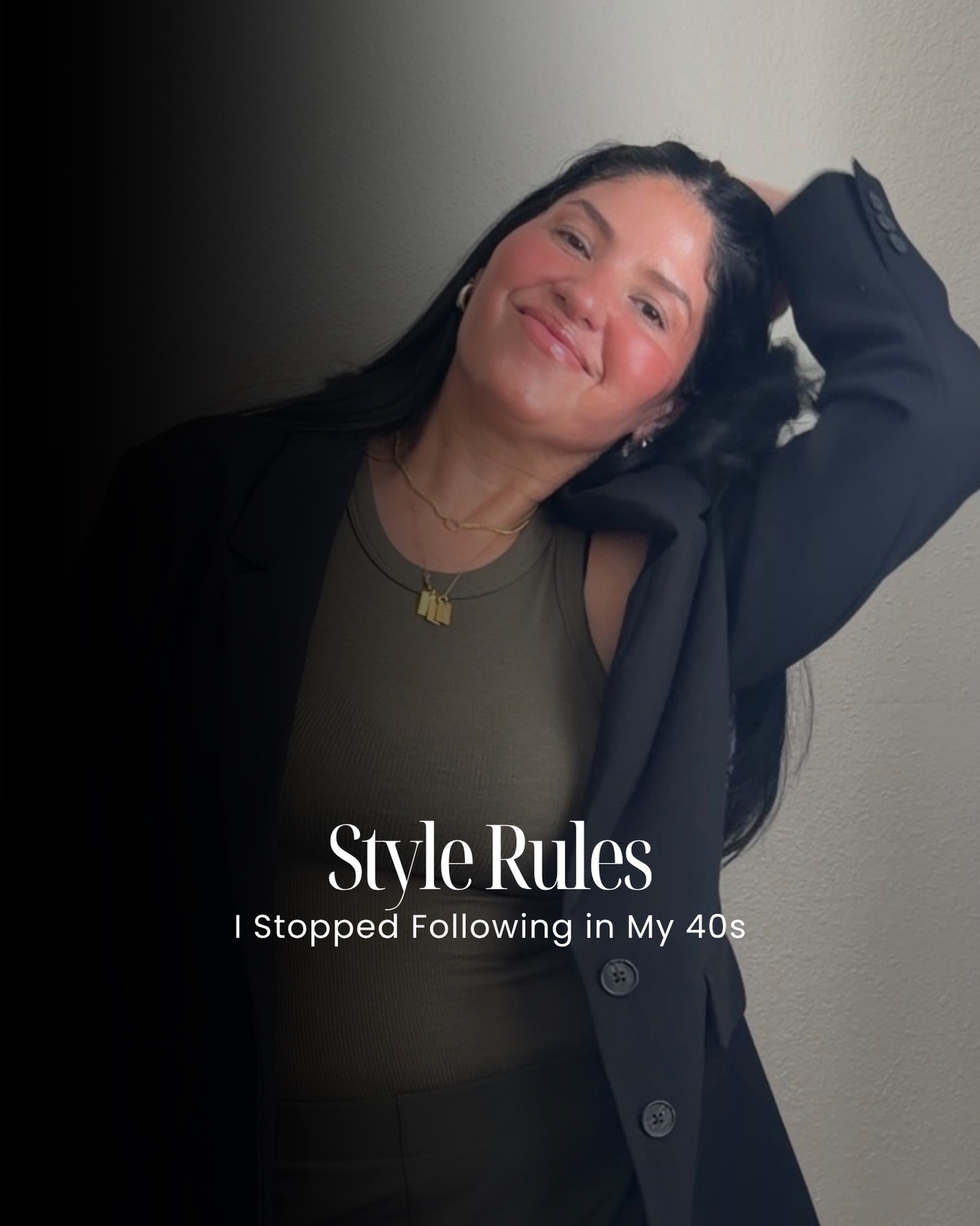 Style rules I stopped following in my 40s. I stopped saving the good stuff, stopped buying things that don't fit my real life, and stuck to colors I actually love. These are the pieces that made the cut.