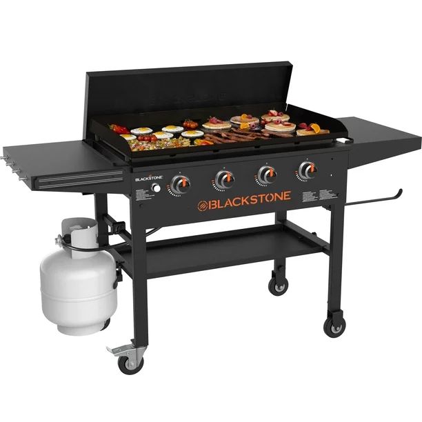 Blackstone 4-Burner 36" Griddle Cooking Station with Hard Cover | Walmart (US)