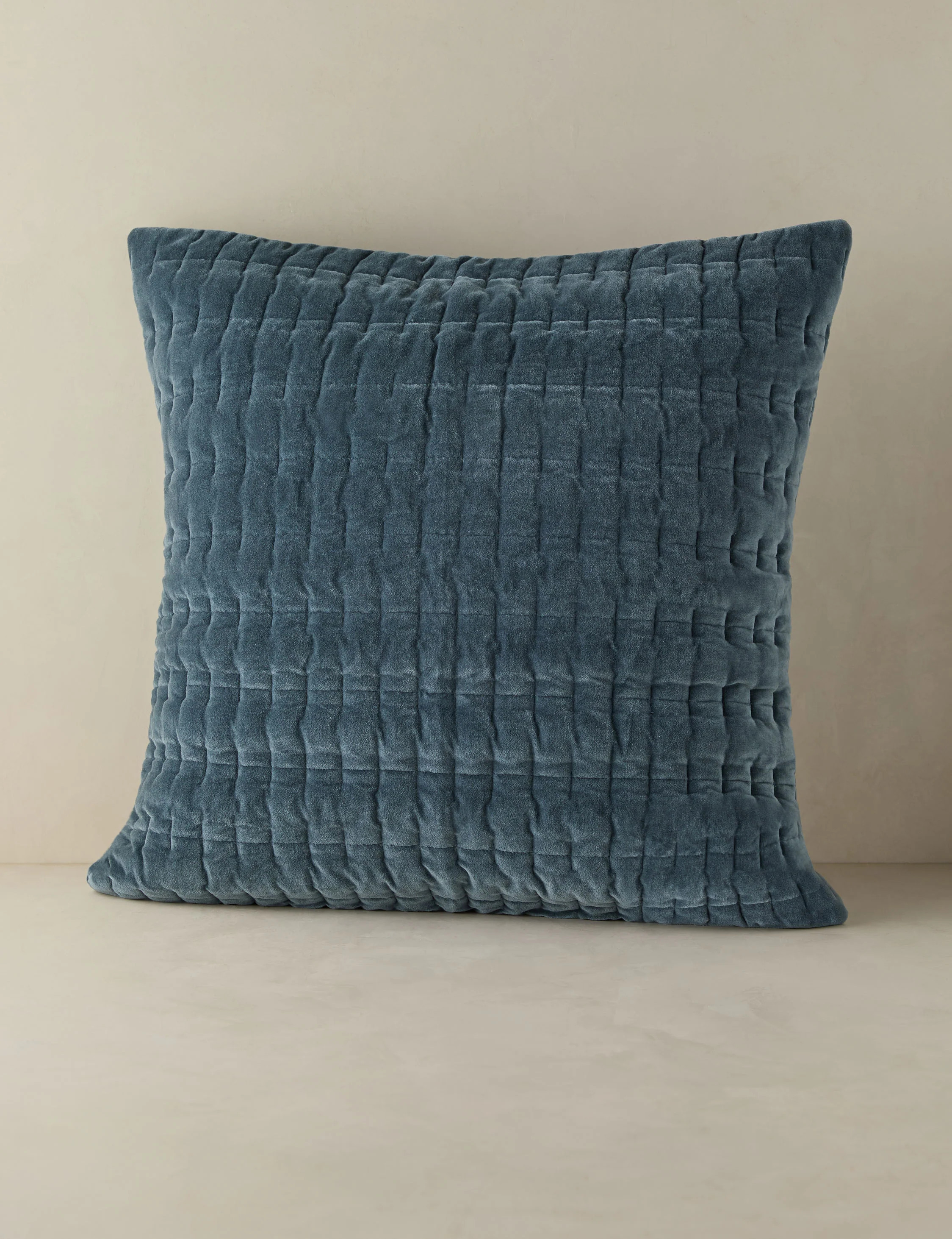 Anderson Velvet Quilted Sham | Lulu and Georgia 
