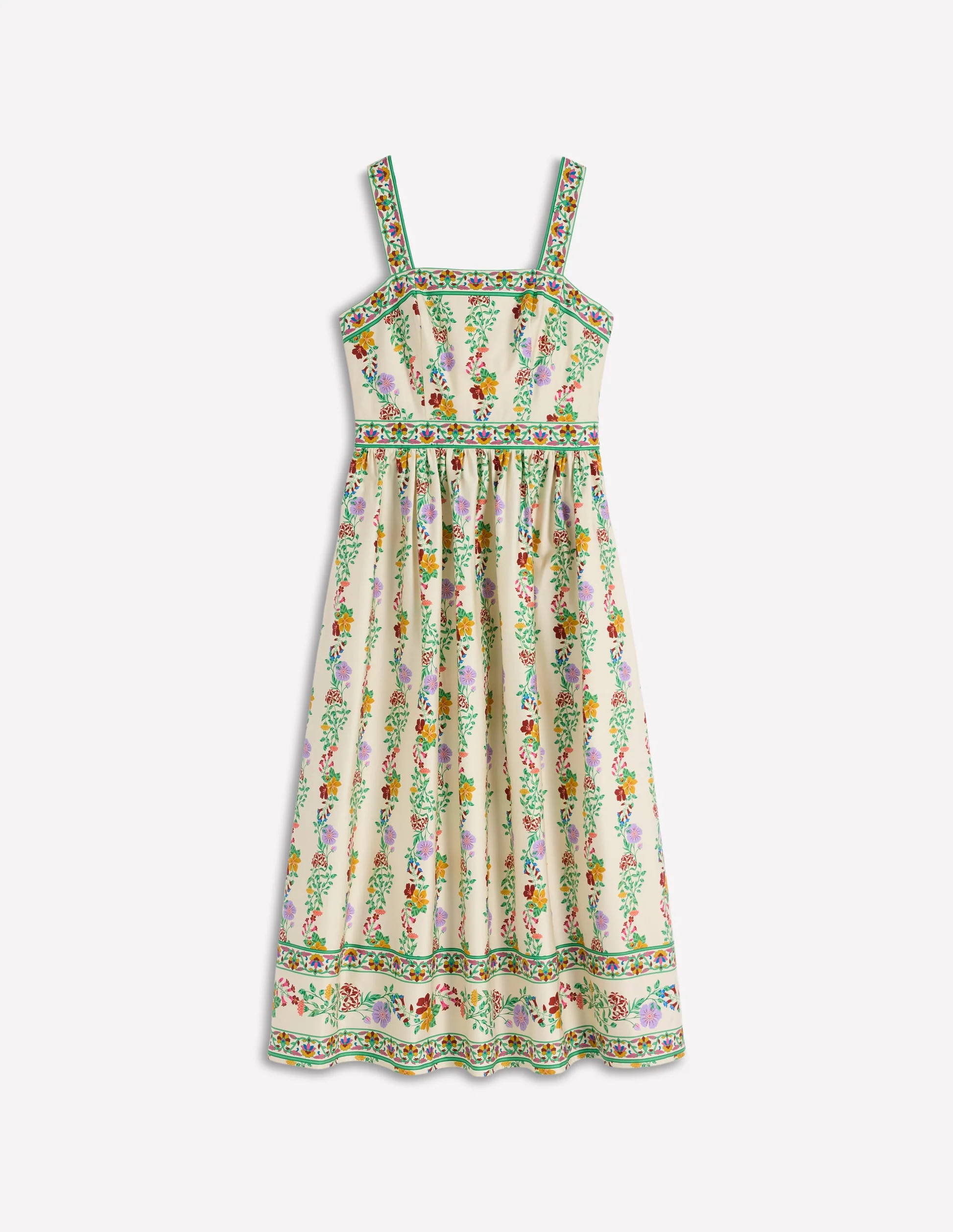 Square Neck Occasion Dress-Ivory, Blossom Trail | Boden (US)