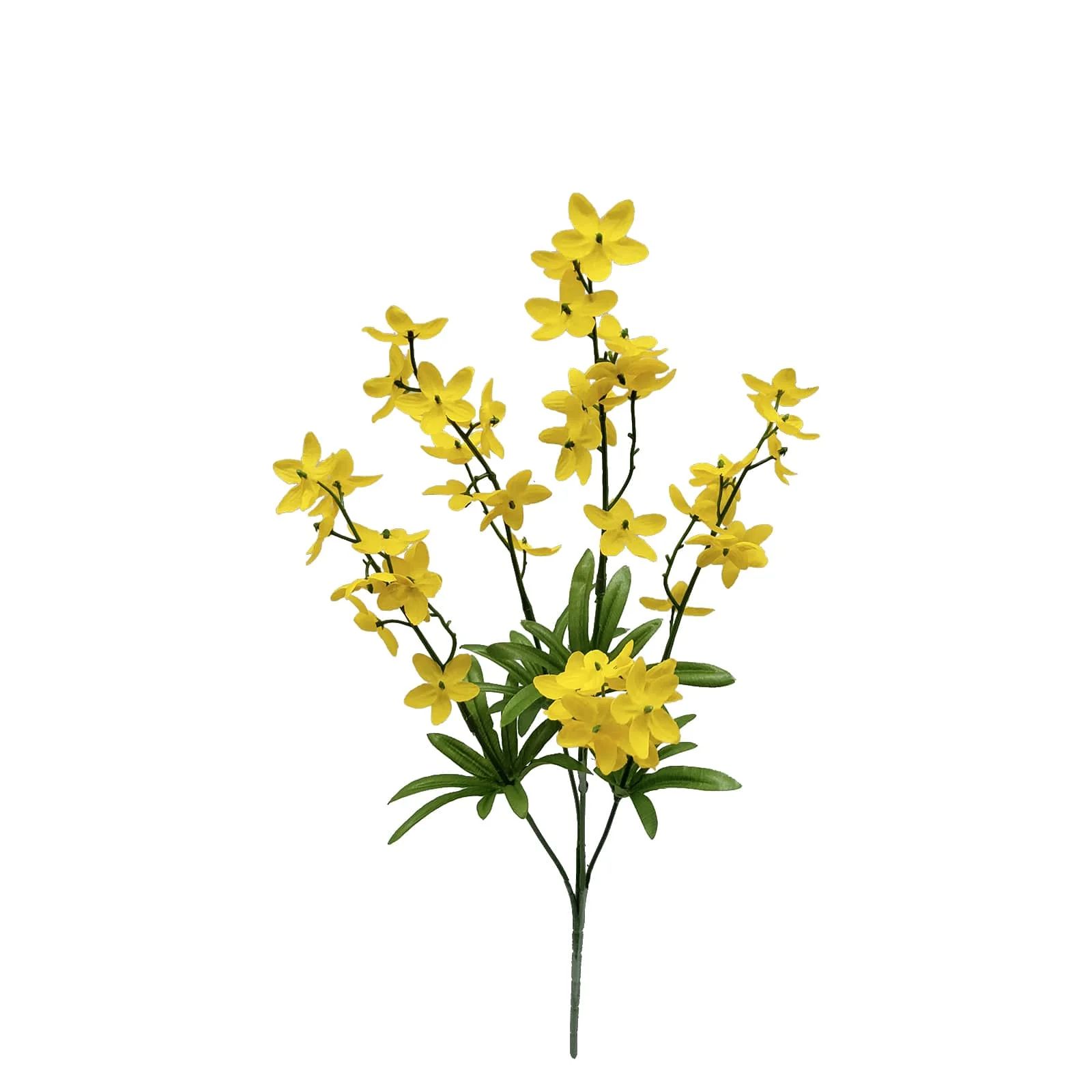 Mainstays 16" Artificial Floral Pick, Forsythia Flower, Yellow Color | Walmart (US)