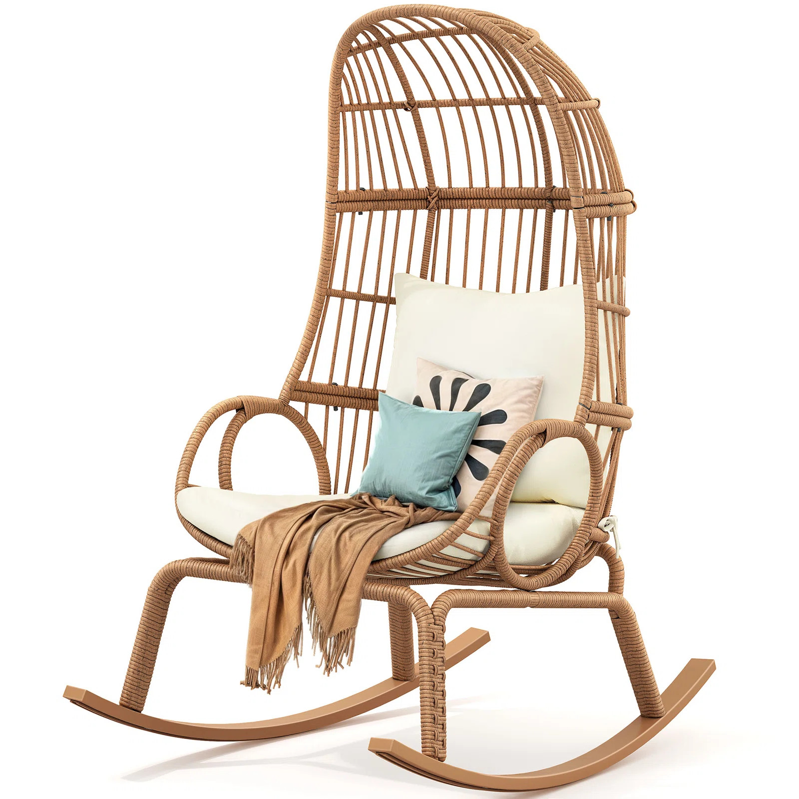 Bay Isle Home™ Outdoor Rocking Egg Chair | Wayfair North America