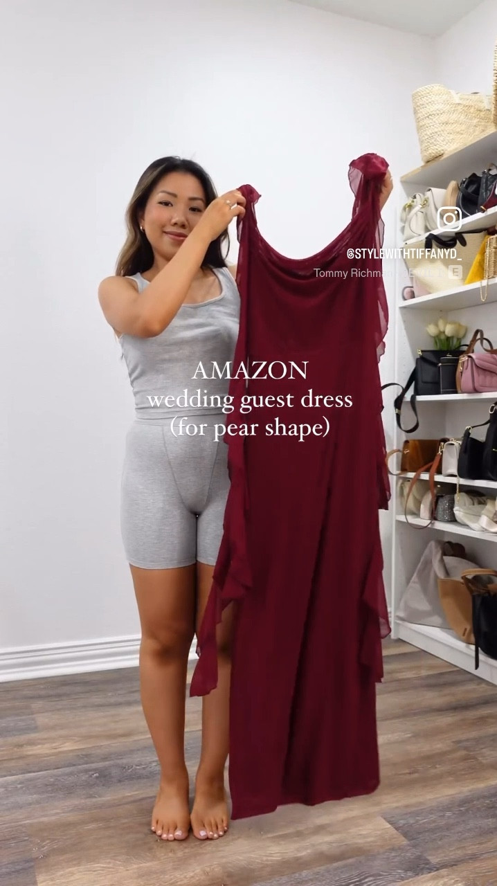 Amazon mesh dress that is great for wedding guest dress. Thick and double lined but very stretchy. Wearing size Small

Heels fit true to size 

Amazon fashion amazon dress maxi dress red dress wedding guest dress 

#LTKVideo 

#LTKFindsUnder100 #LTKSaleAlert