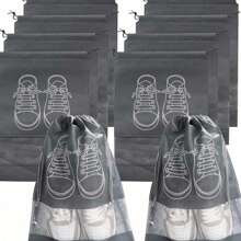 pcs Pcs Portable Travel Shoe Bag SpaceSaving DustProof Storage Bag MoistureProof Packing Shoe Storage Bag Drawstring Shoes Storage Bag Waterproof NonW | SHEIN