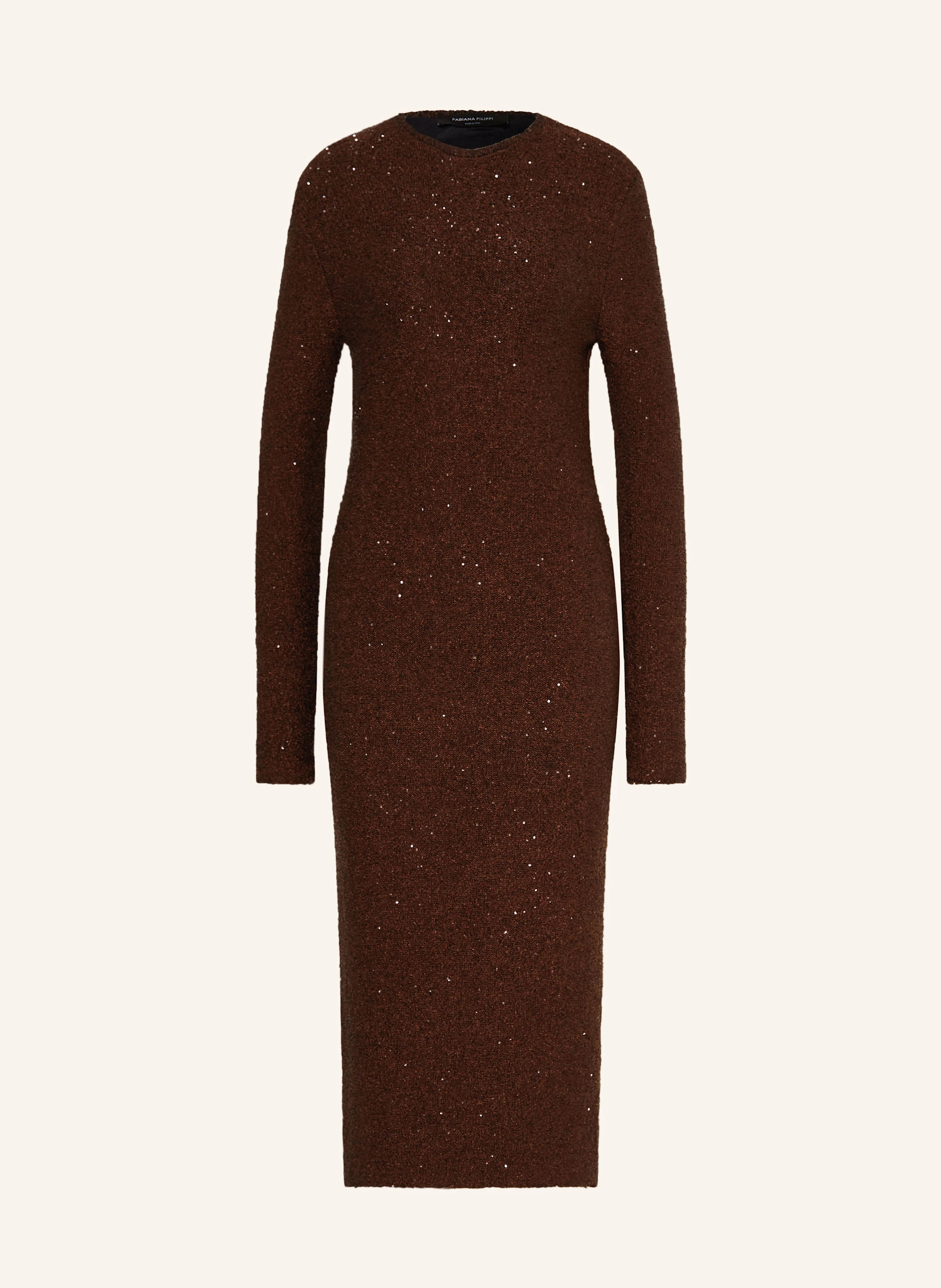 FABIANA FILIPPI Kleid mit Pailletten in braun | Breuninger (DACH)