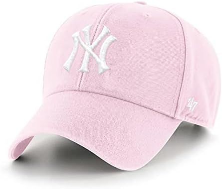 47 Brand Relaxed Fit Cap - Legend New York Yankees Pink | Amazon (CA)