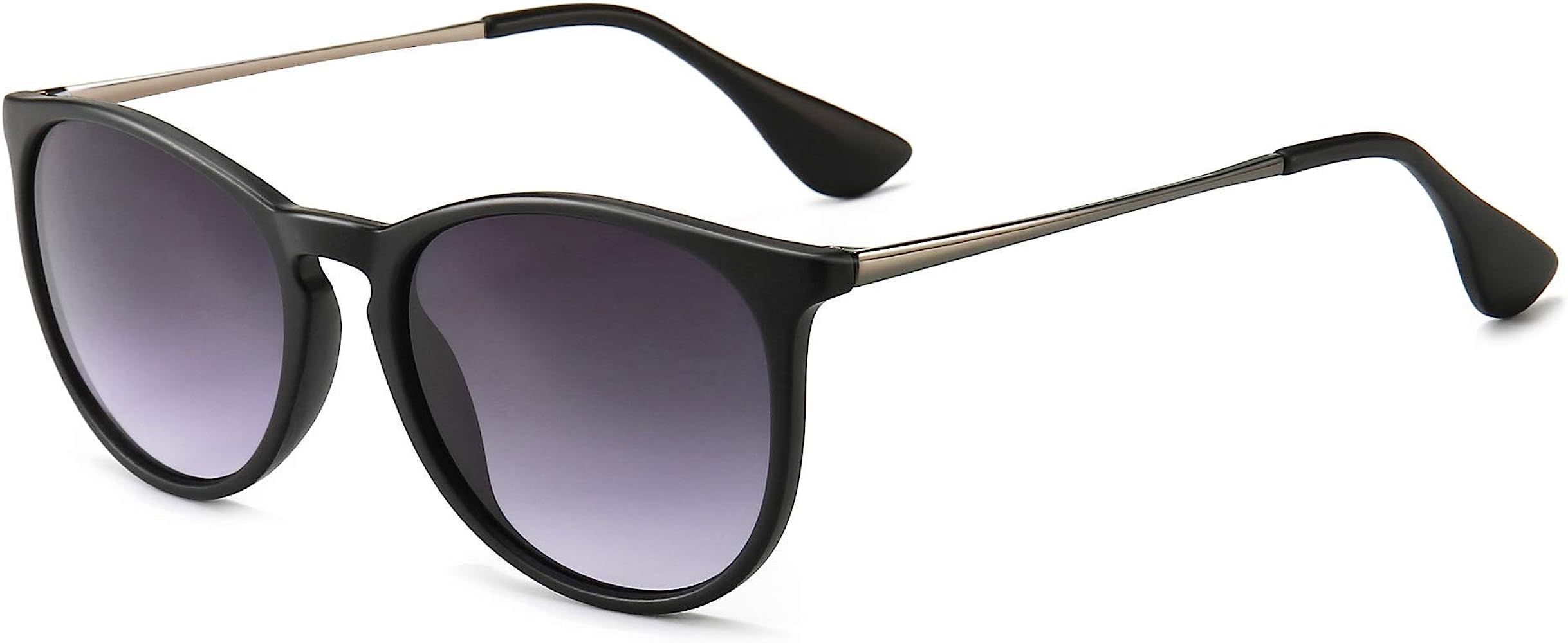 Vintage Round Sunglasses for Women Men Classic Retro Designer Style | Amazon (US)