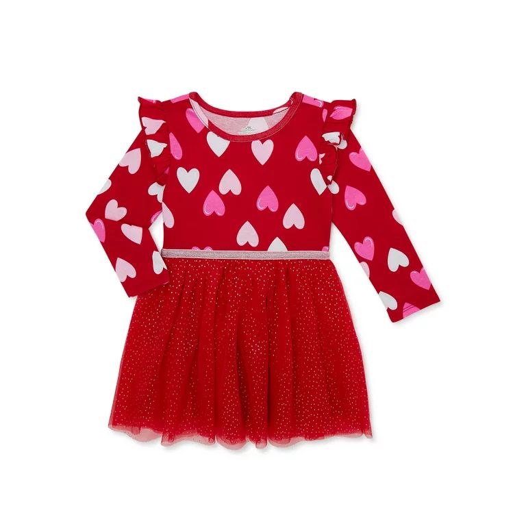 Valentine's Day Baby and Toddler Girls Tutu Dress, Sizes 12 Months-5T | Walmart (US)