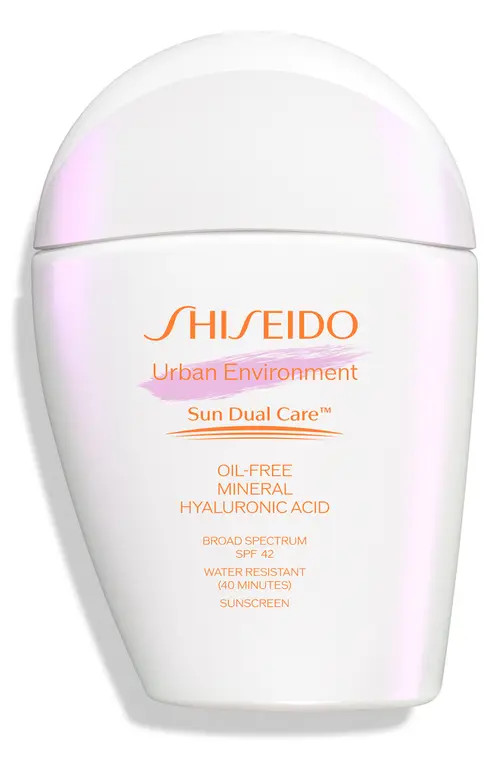 Shiseido Urban Environment Sun Dual Care™ Oil-Free Mineral Broad Spectrum Sunscreen SPF 42 at Nordstrom | Nordstrom