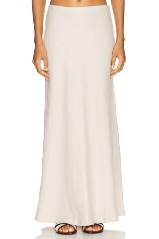 FAITHFULL THE BRAND Antibes Maxi Skirt in Sand from Revolve.com | Revolve Clothing (Global)