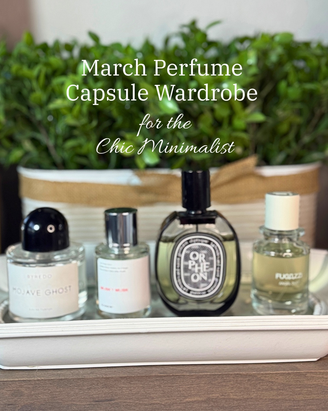 Next up… a line-up of perfumes for the girlies with a minimalist vibe, just in time for early spring  