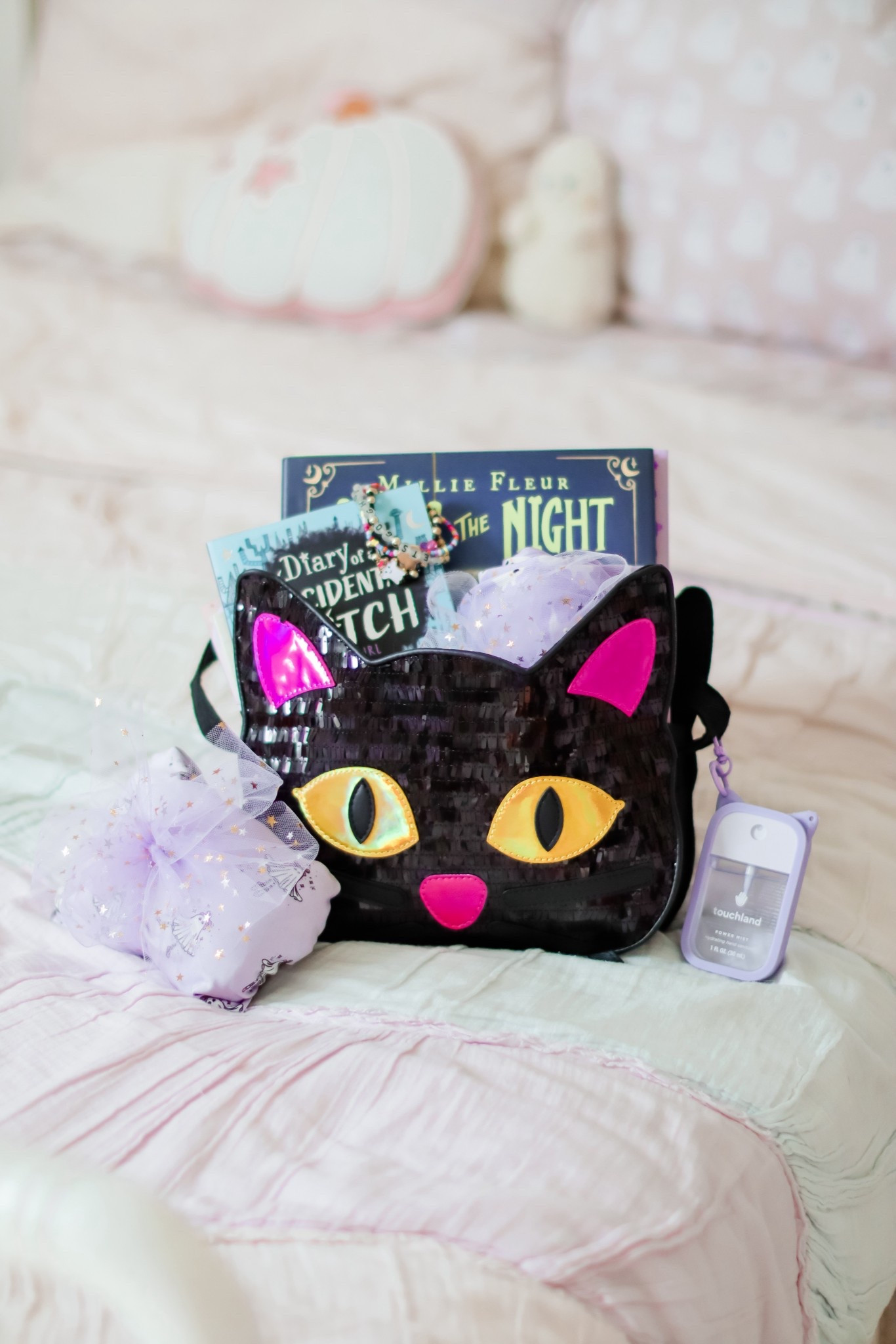 Boo Basket inspo for girls 👻 My twins are growing up - chapter books, hand sanitizer keychains, earrings, and more for these big 7 year-olds 🥹

#LTKSeasonal #LTKKids #LTKHalloween