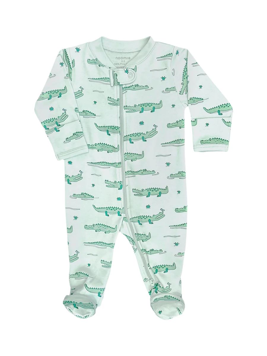 Crocodile Zipper Footie | Danrie