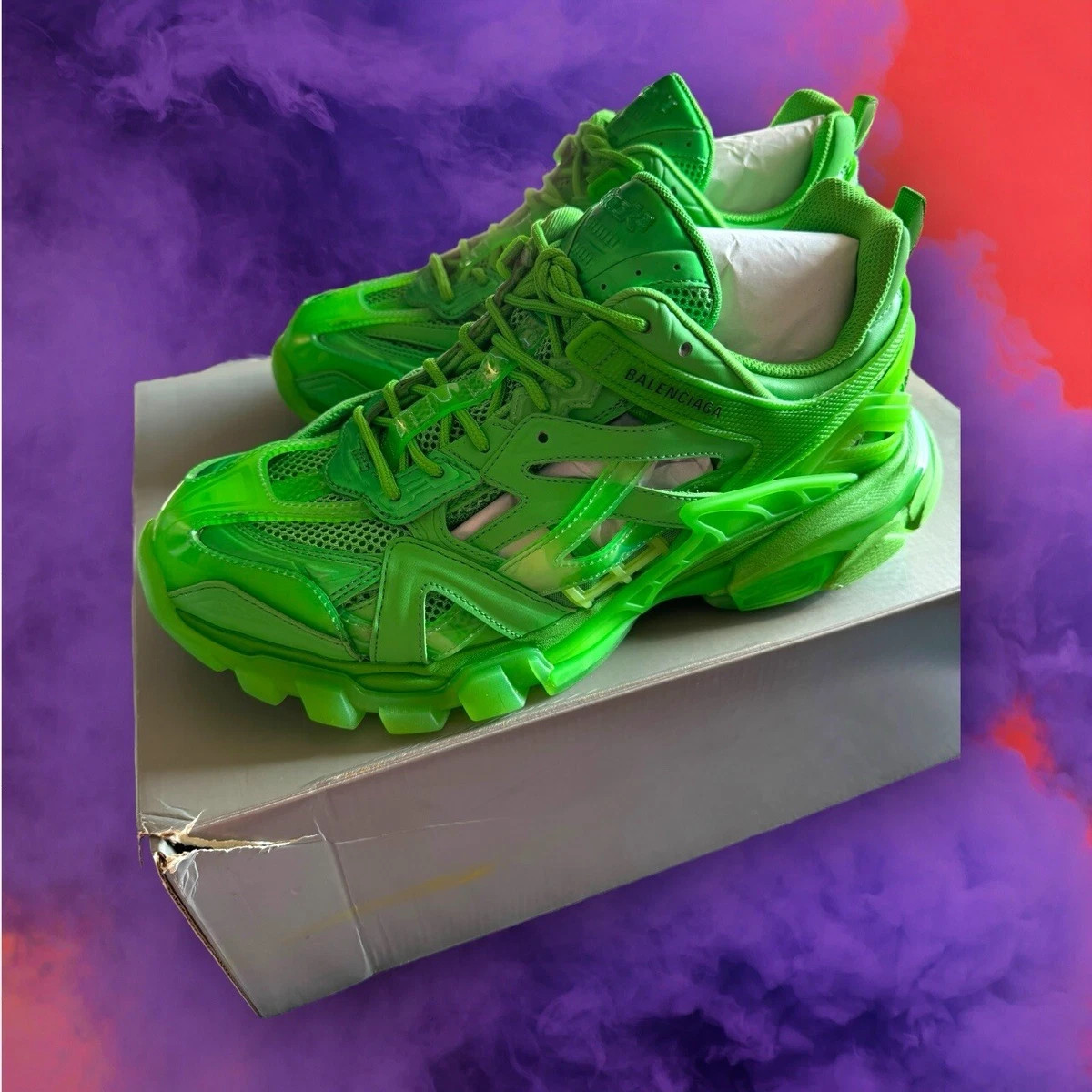 Balenciaga Track 2 Green - Size 10 | eBay US