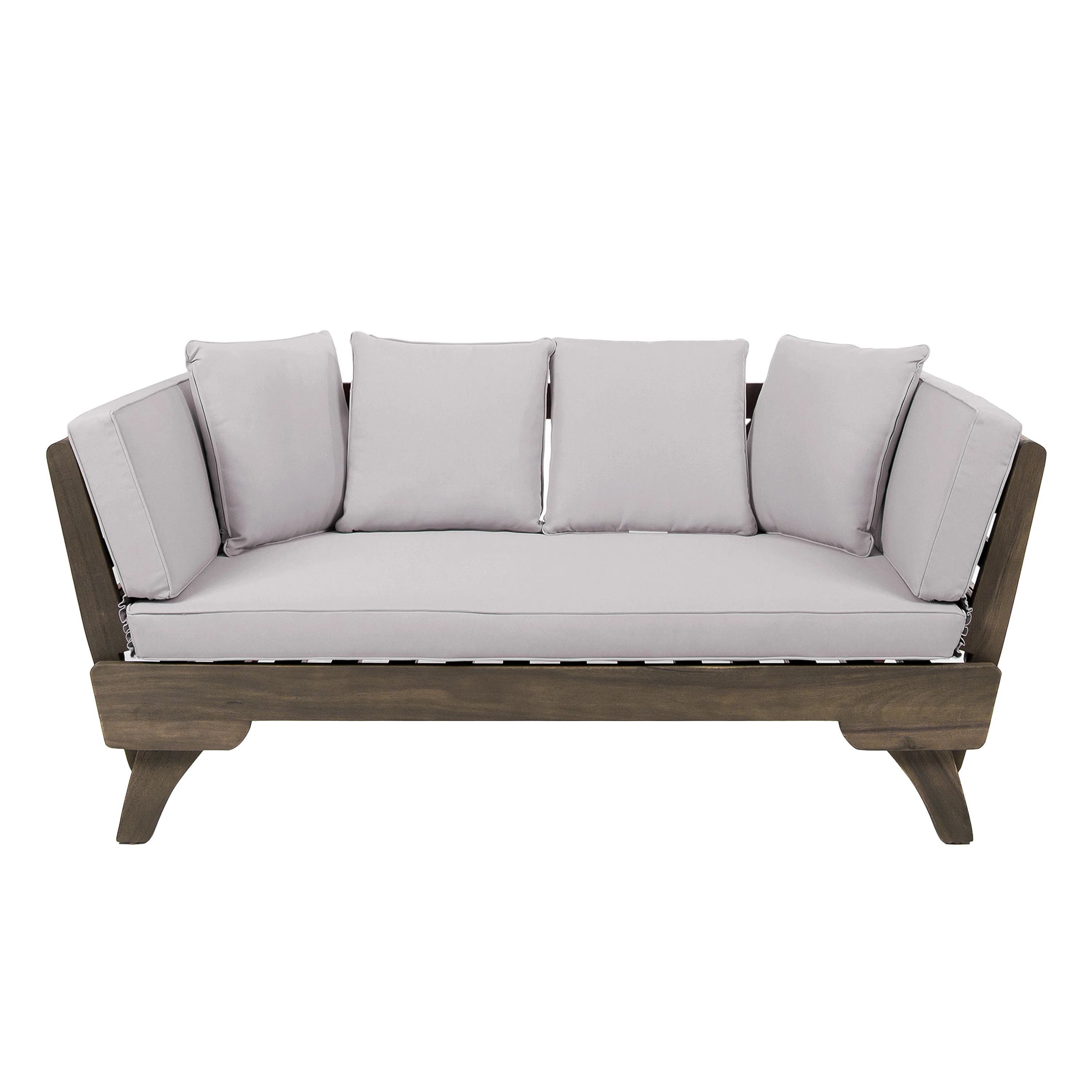 Roni 65.5'' Wide Outdoor Patio Daybed with Cushions | Wayfair North America