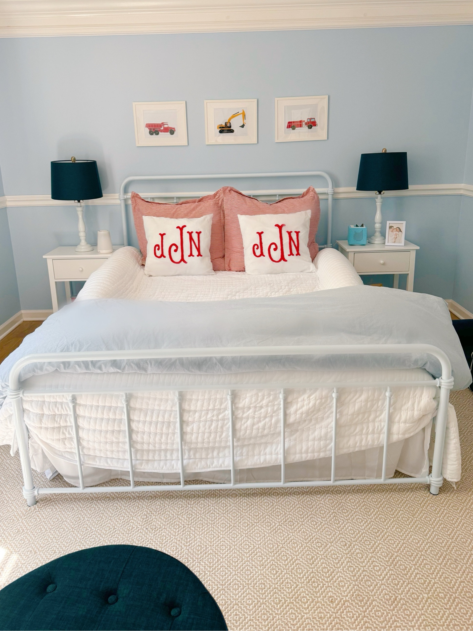 Toddler boy room. Preppy toddler boy room. Red white blue boy bedroom. Kids bedroom. Boys bedroom. 

#LTKKids #LTKHome #LTKFamily