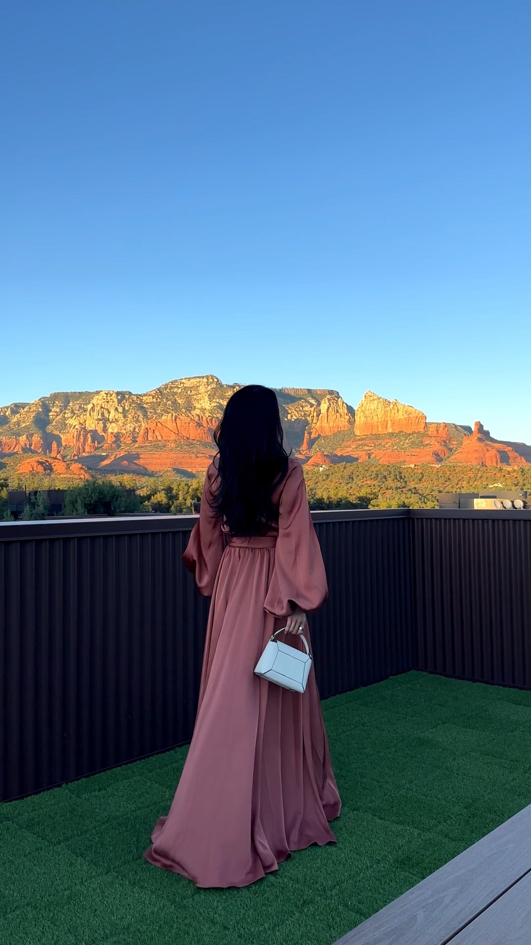 The perfect Thanksgiving, holiday party, or wedding guest dress you need. It drapes beautifully, has a side slit for statement, and comes with a tie belt.

I’m wearing xxs for reference and 5’3”. The dress is long but I love how it flows behind you when you walk.

Pair with heels or boots for a more casual look. The dress, bag and boots I’ve had for years and still wear over and over again.

#LTKHoliday #LTKPetite