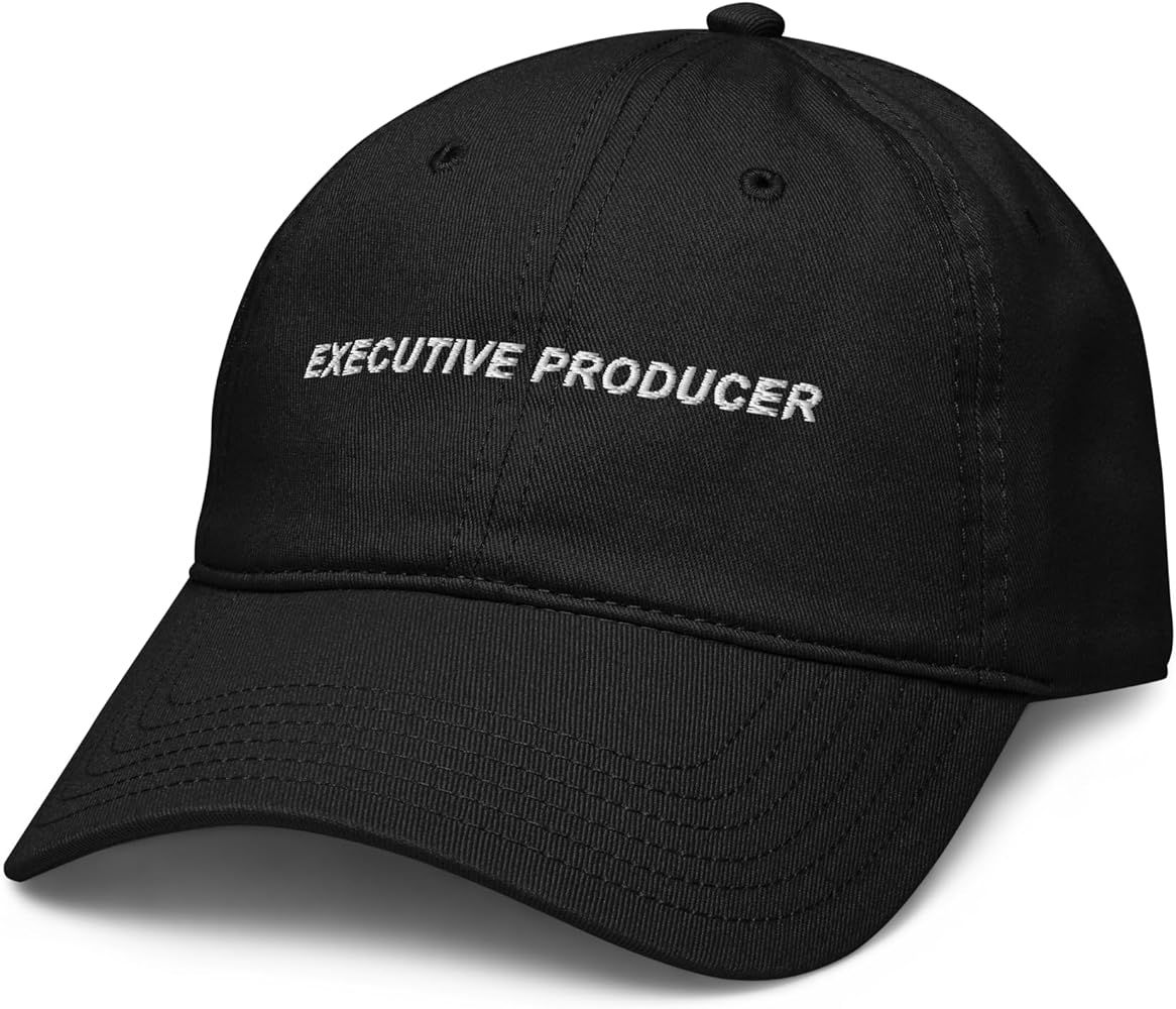 Ripple Junction Executive Producer White Lettering Adjustable Baseball Hat | Amazon (US)