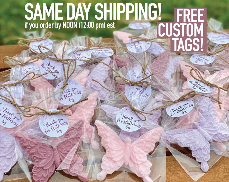 Butterfly Soap Favors Bridal Shower Favors Baby Shower Favors Girl Bridal Shower Gift Bridal Show... | Etsy (US)