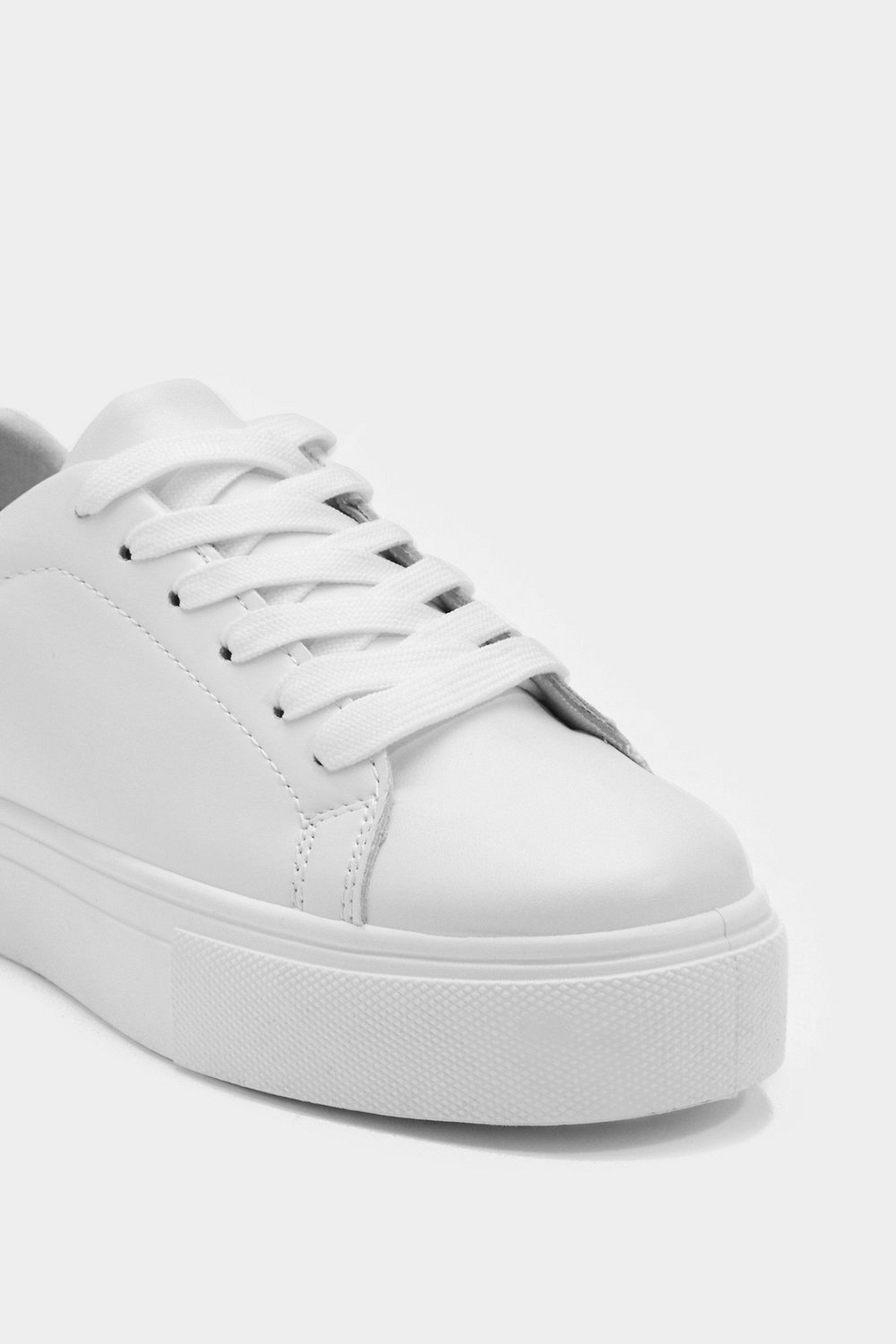 Blanks a Lot Platform Faux Leather Sneakers | NastyGal (US & CA)