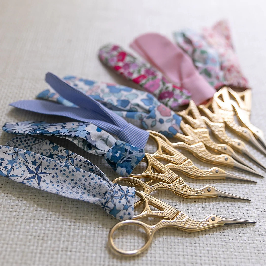 Limited Edition Greystone Scissor Twilly | Greystone Needlepoint
