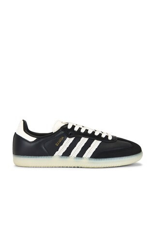 adidas Originals Samba OG in Carbon Off White & Core Black - Black. Size 5.5 (also in 10, 11, 5, 6, 6.5, 7, 7.5, 8, 8.5, 9, 9.5). | FWRD 