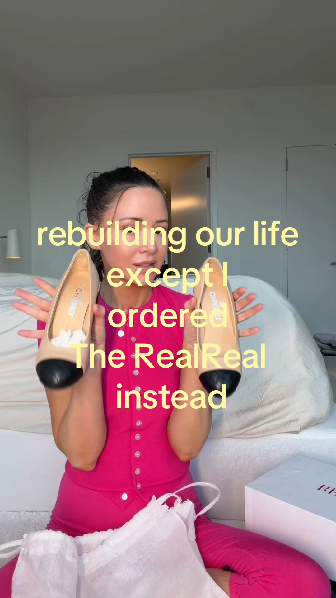 I’m trying to find my spark again so I figured i should check if it’s at the real real.

somehow rebuilding our life after cancer started as a clean out and has quickly turned into a round of the real real roulette. BUT I feel like if I can find the worlds best deal on a pair of Chanel shoes I might
start to feel like me again 😂 it’s important!!! and this is why I shouldn’t clean lol. 🫣 #cancerfree #startingover 

 