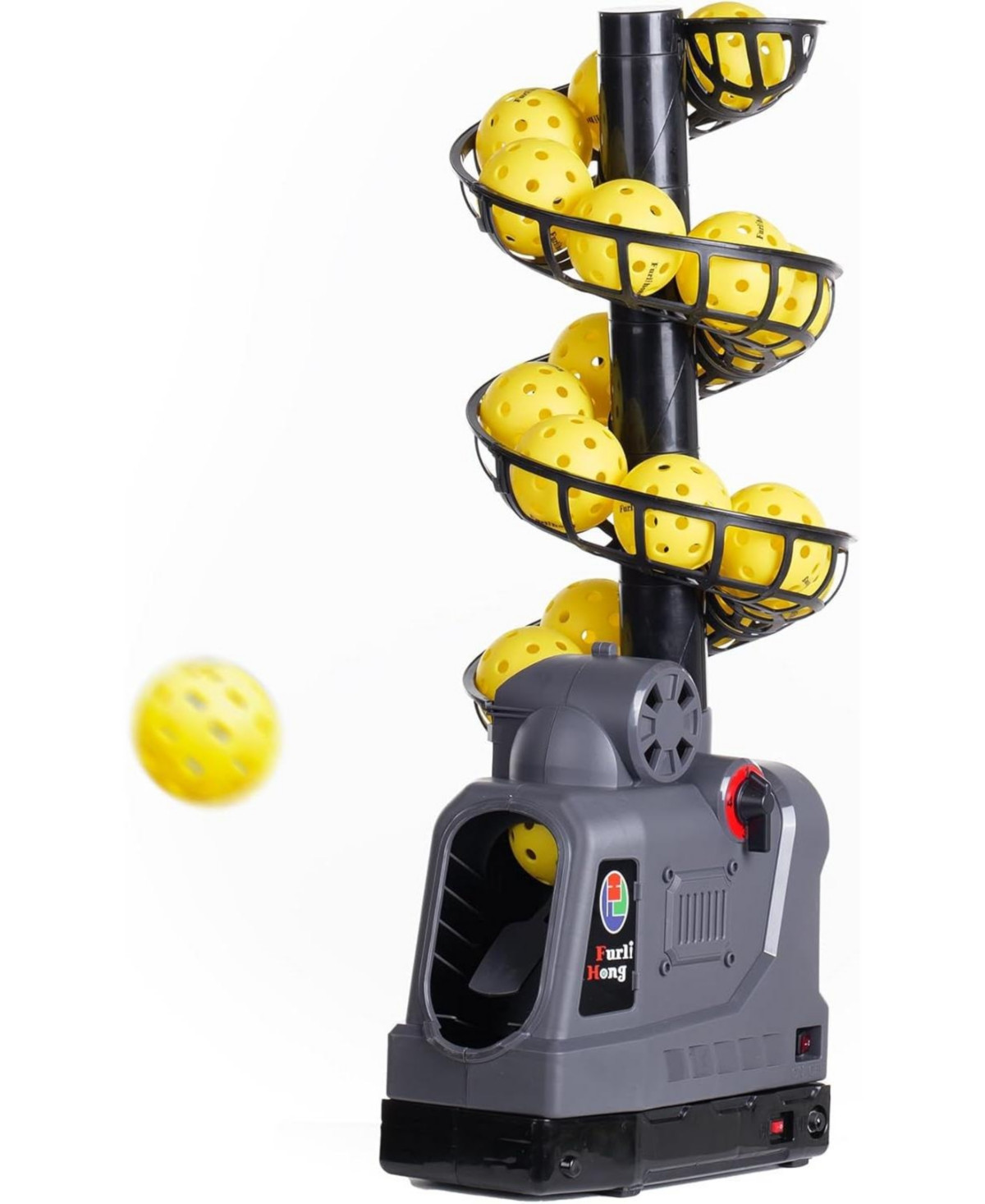 Furlihong Automatic Pickleball Pitching Machine with Auto Swing Function - Black | Macy's