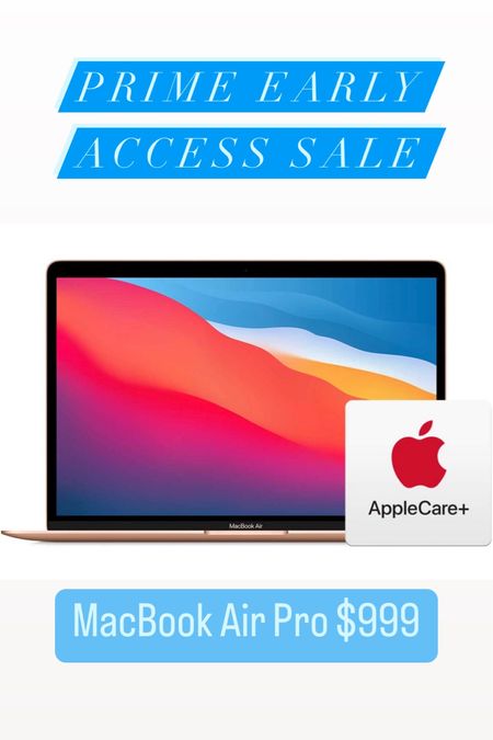 MacBook Air Pro $999 - prime Early Access Sale - Prime Day - Amazon Sale - Amazon Deals - Amazon Deal 

#LTKGiftGuide #LTKfamily #LTKsalealert