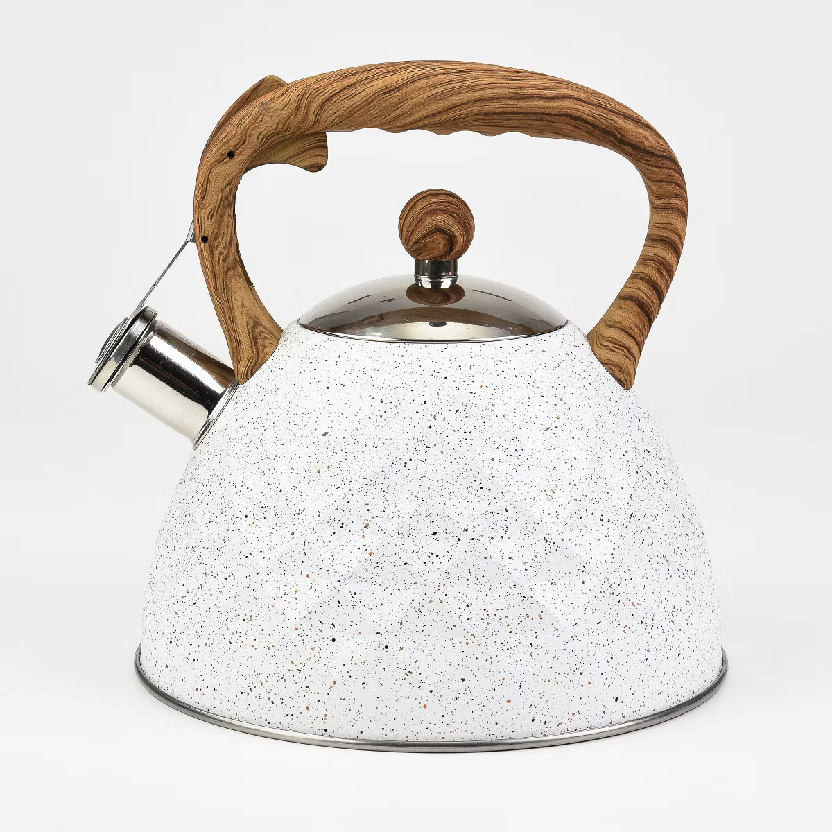 SharpChef Whistling Stovetop Tea Kettle,Food Grade Stainless Steel, Cool Touch Wood Look Handle, ... | Target