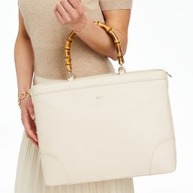 Emily Bamboo Leather Tote | Mark and Graham