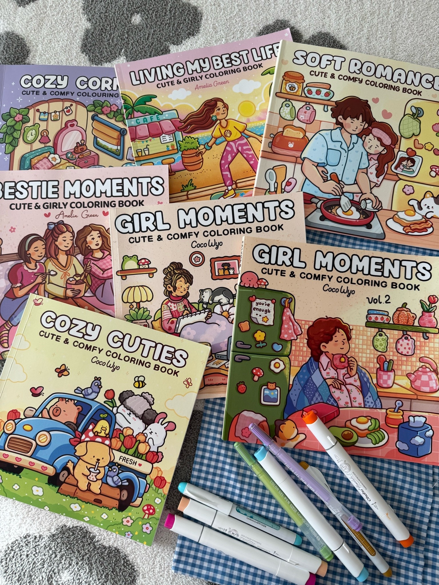 🎨✨ Cozy coloring book collection time! ✨🎨

Coco Wyo, Amelia Green & Ohuhu markers are the perfect combo for a relaxing creative day. From cozy corners and girl moments to soft romance and bestie adventures, these cute coloring books are packed with comfort, creativity, and endless color palette inspiration. 🌸🩷

📚 Featured:
Coco Wyo Coloring Books • Amelia Green Coloring Books • Ohuhu Alcohol Markers • Ohuhu Brush Markers • Languo Acrylic Pens for coloring

[🎨 Cozy coloring day with Coco Wyo, Amelia Green, and Ohuhu markers. Nothing better than cute illustrations, cozy pages, and a fresh set of colors ready to bring them to life. 🖍️💖

cozy coloring books, cute coloring books, Coco Wyo, Amelia Green, Ohuhu markers, alcohol markers, coloring book collection, adult coloring books, cute illustrations, marker coloring, color palette inspiration, creative hobbies, art journaling, coloring therapy, artist supplies, cute stationery, cozy aesthetic, whimsical coloring pages, coloring community, creative lifestyle] 🌷✨

#LTKdayinmylife #LTKSeasonal #LTKstorytime
