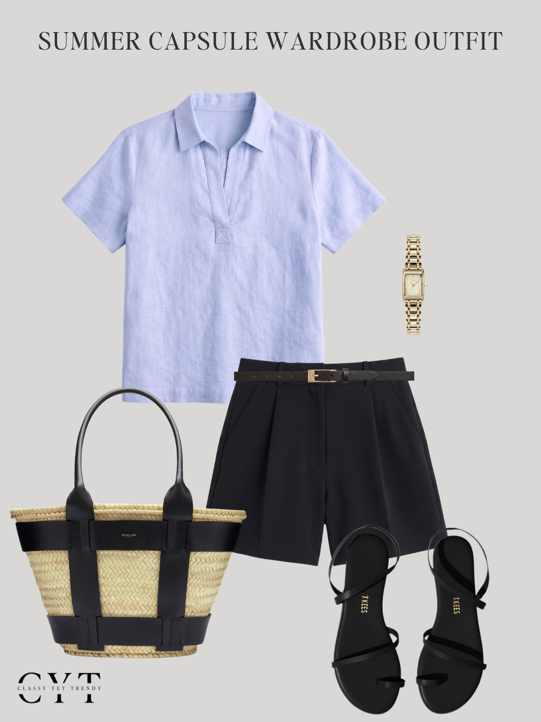 Outfit from my summer 2026 capsule wardrobe in my closet ☀️

#summershorts #summershere #trendingshorts #summerstyles 

 