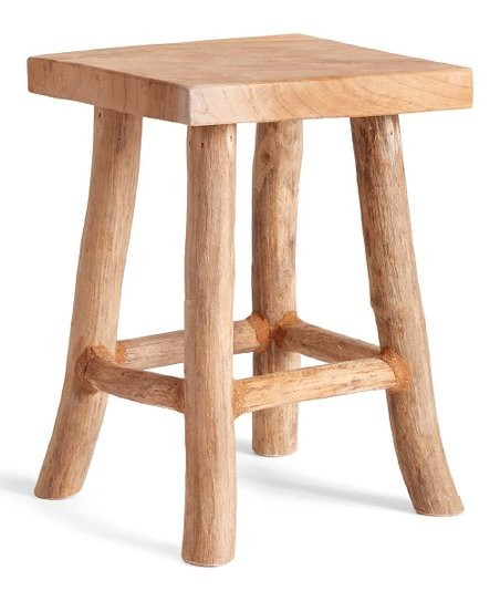 Natural Large Ewan Teak Plant Stand | Zulily