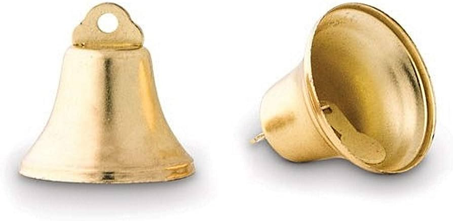 24 Wedding Metal Gold Bells with Clinkers | Amazon (US)