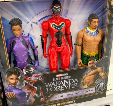 Marvel Black Panther Wakanda Forever Titan Hero Series. #WakandaForever #BlackPanther #Toys #Kiddos #MarvelStudios 

#LTKSeasonal #LTKkids #LTKHoliday