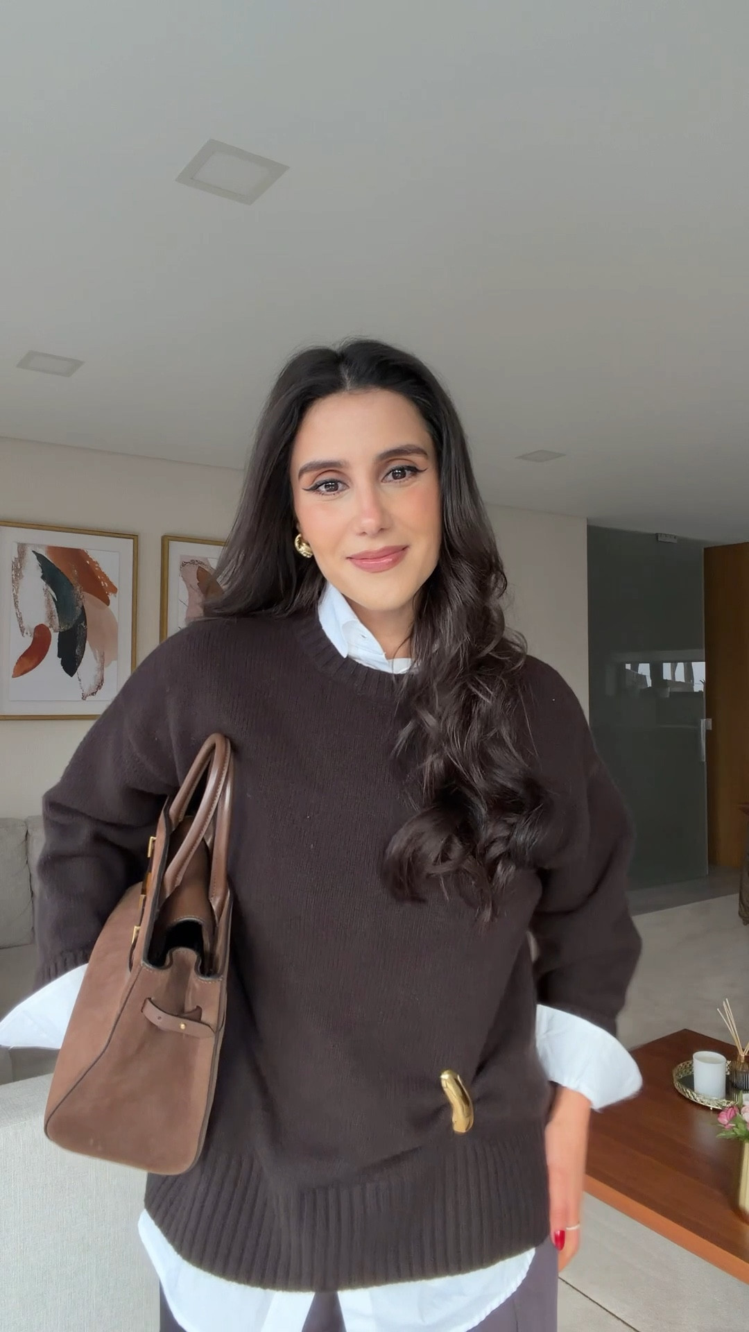 New brown look, spring trend, brooch 

#LTKgrwm #LTKootd