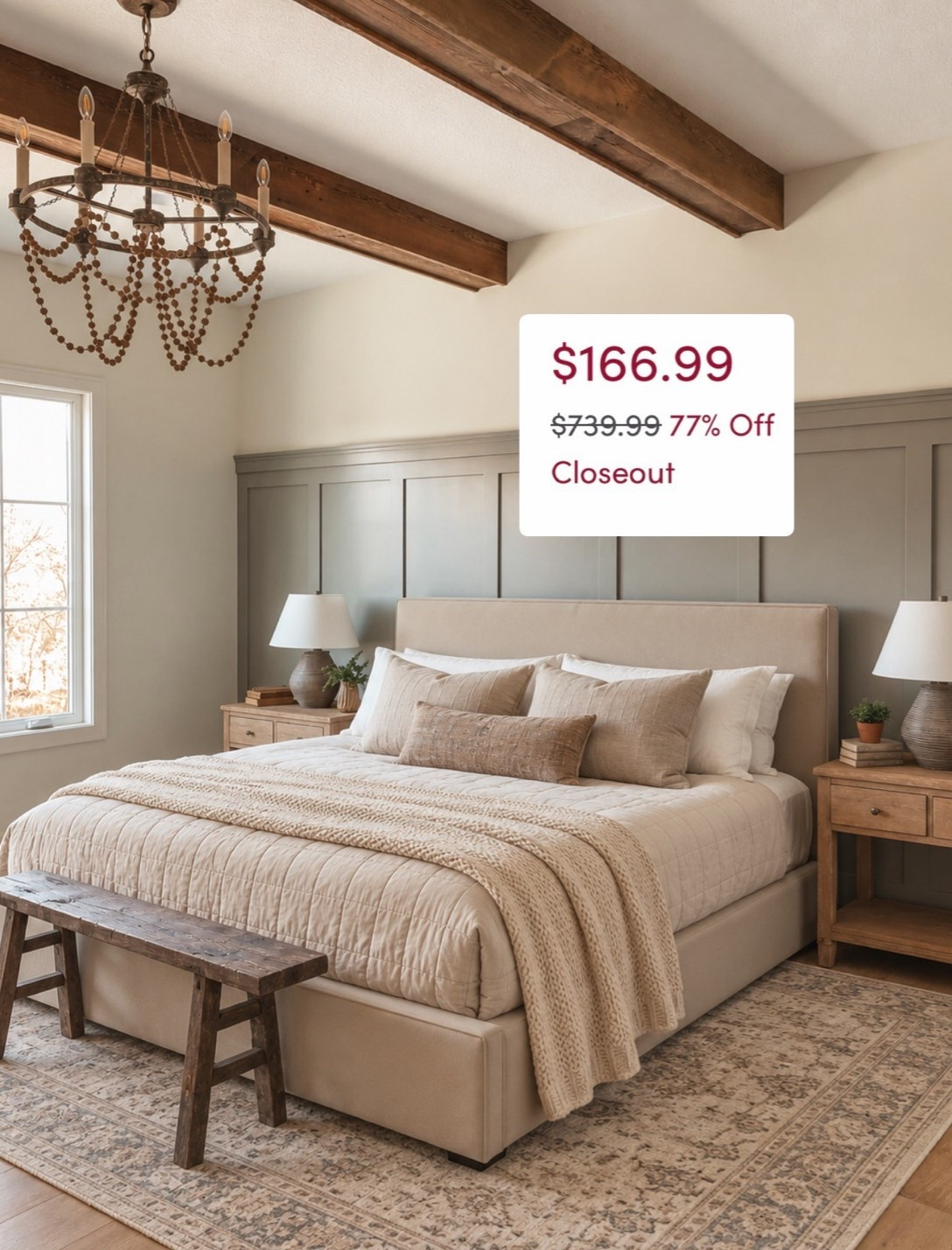 Such an amazing deal for this upholstered bed! Really great quality and I can’t believe it’s under $170 right now!￼

#LTKSaleAlert #LTKHome