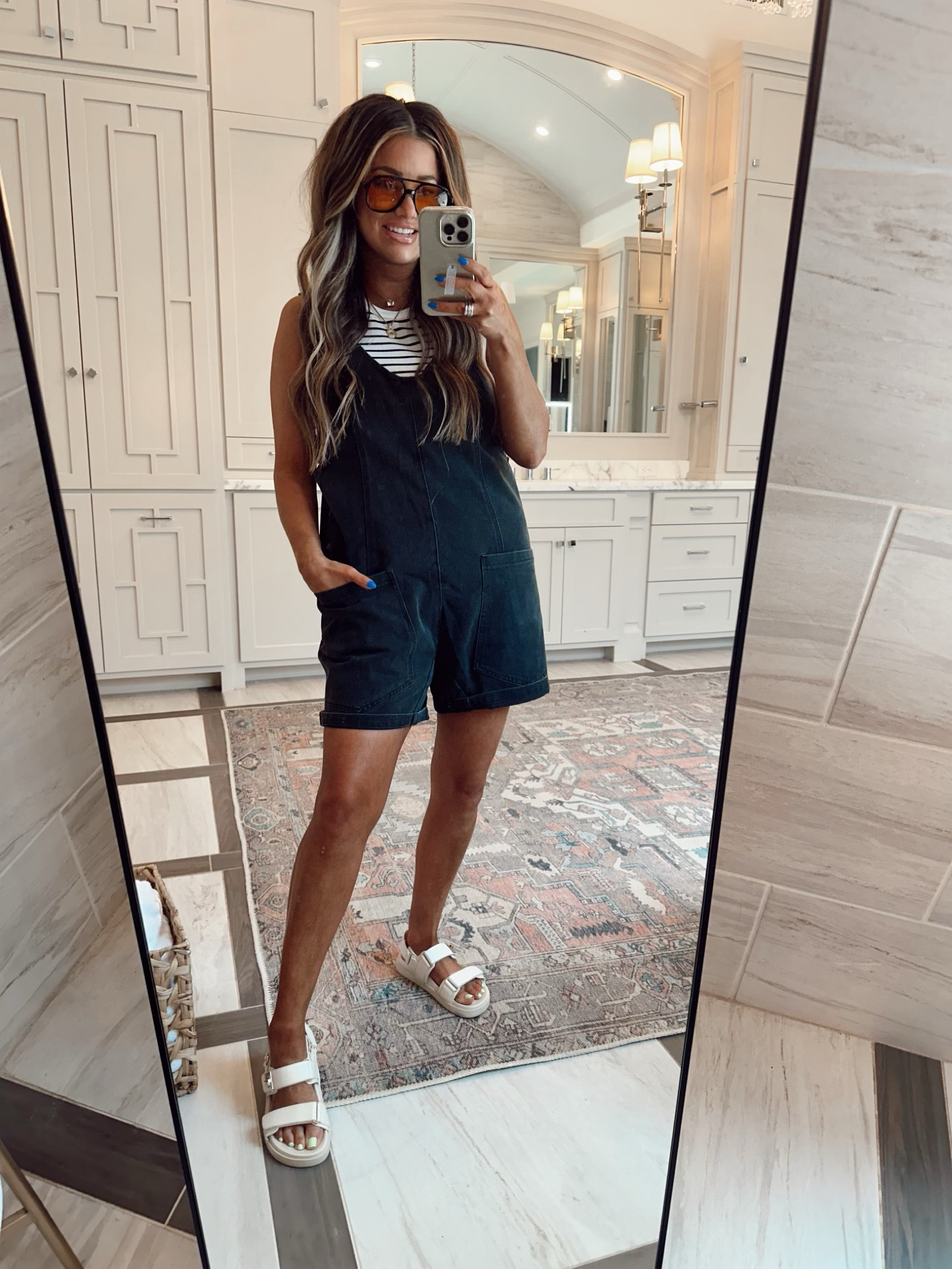 Loving this free people look for less romper!! Another Amazon head to toe outfit 🫶🏼
Jumper- size small
Striped tank- medium 
Shoes- TTS 

#LTKfindsunder50 #LTKsalealert #LTKstyletip