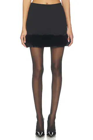 Apparis Meadow Skirt in Noir from Revolve.com | Revolve Clothing (Global)