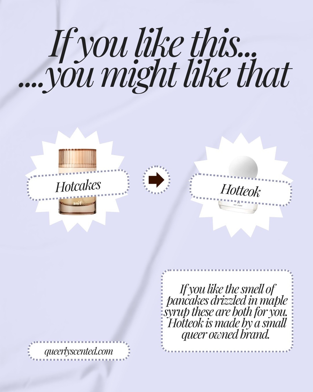 #paidlink SHOP these items on my website in bio 
Perfect for the gourmand lovers who want to smell pancakes. Snif also offers “toppings”. Hotteok is made by an independent perfumer. You can find it here: https://go.shopmy.us/p-46213443
.
.
#fragrancelover
#gourmand
#perfumes
#signaturescent
 

#LTKselfcare #LTKBeauty #LTKSpringSale