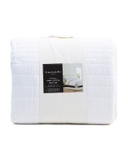 Linen Blend Channel Stitch Quilt Set | Bed & Bath | Marshalls | Marshalls