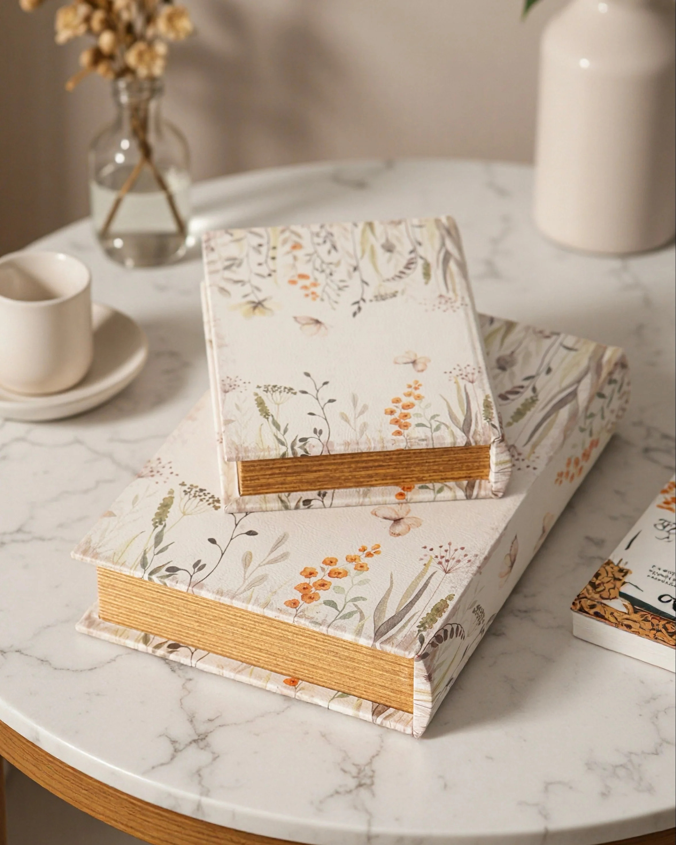Floral Storage Book Set | MJHome