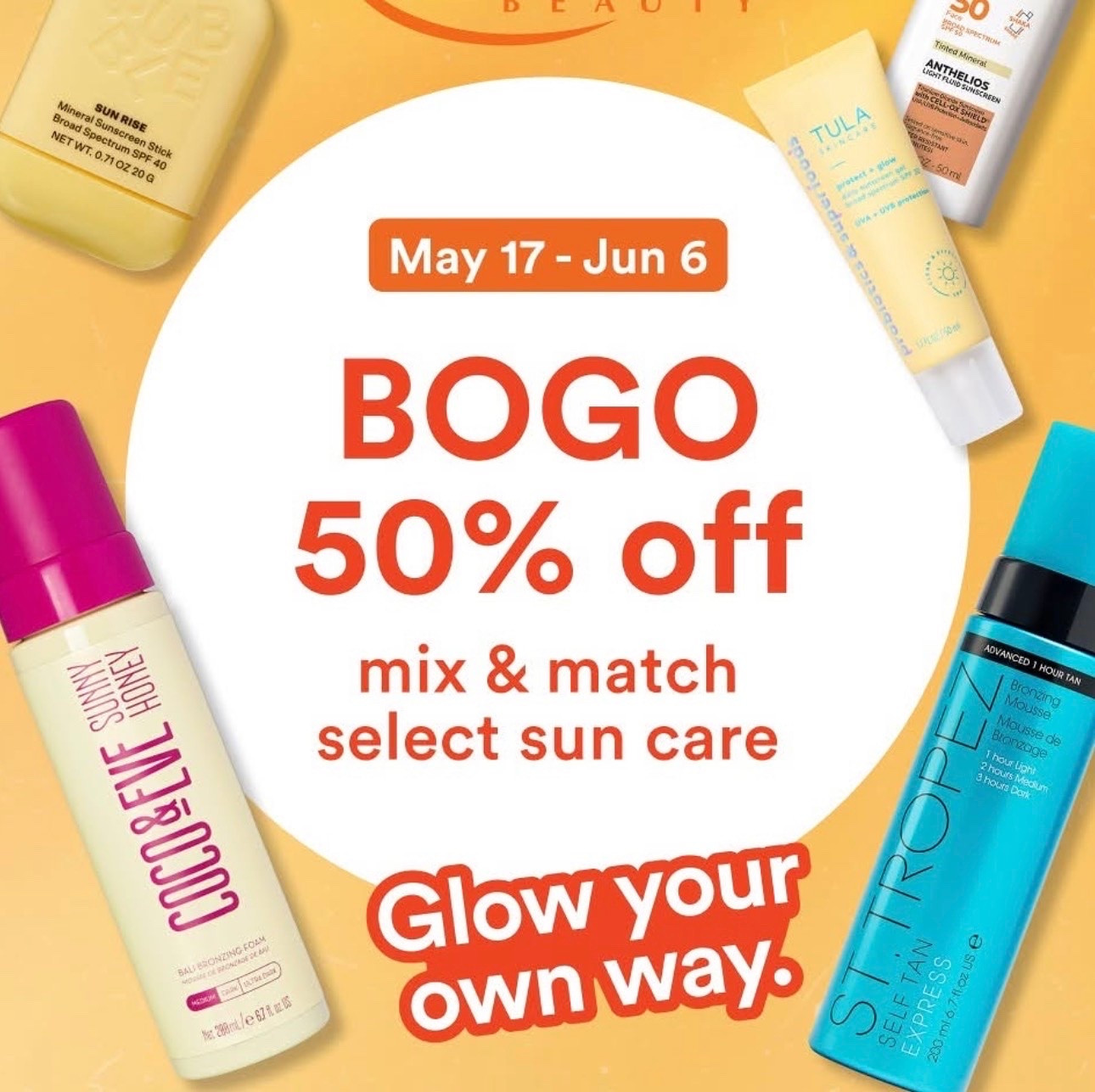 BOGO 50% off select suncare at @ULTA Beauty 🧴☀️ ￼

#LTKootd #LTKmomlife #LTKTravel