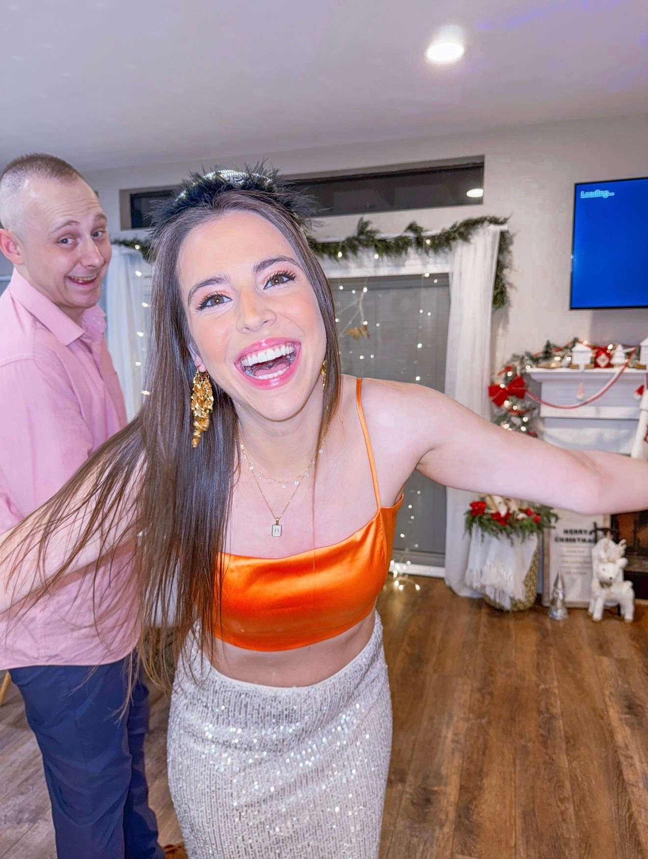 Last year’s NYE looks still hitting 🥂 One sparkly skirt, one pink button-down, and a whole lot of amazing memories. Proof that NYE outfits should always sparkle ✨ If you’re stuck on what to wear… this is your sign 😌

#LTKootd #LTKHoliday #LTKSeasonal