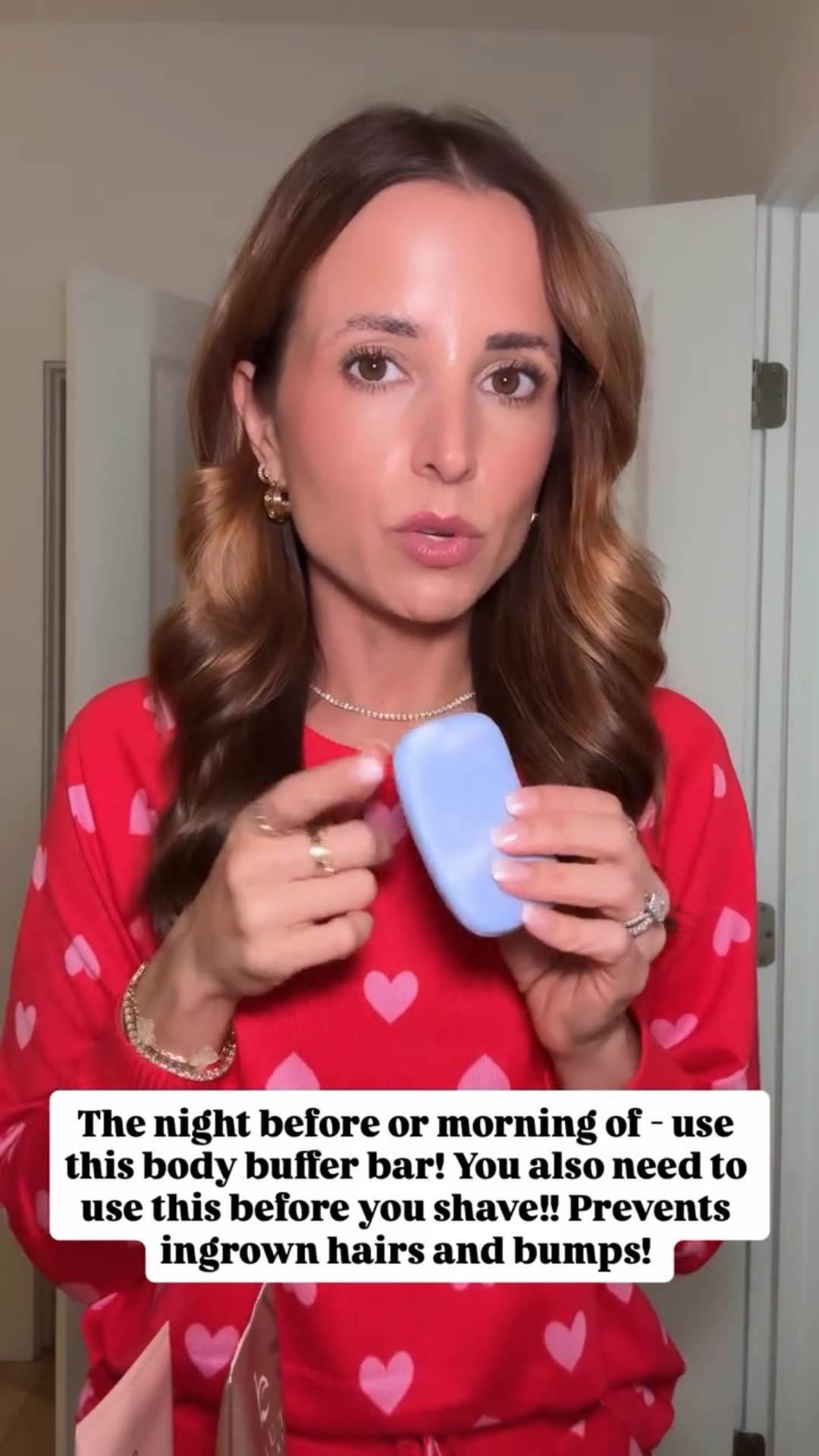 The night before or morning of self-tan- use this body buffer bar!m all over your body in the shower. You also need to use this before you shave!! Prevents ingrown hairs and bumps!

#LTKTravel #LTKFindsUnder50 #LTKBeauty