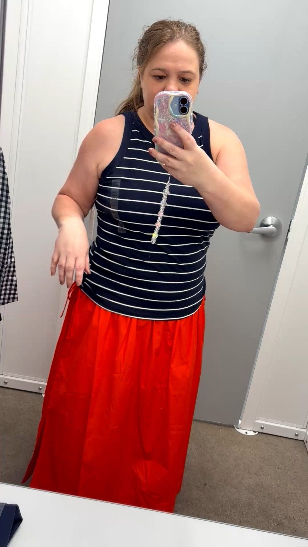 Love this red skirt combo for the 4th of July holiday ❤️🤍💙

#LTKMidsize #LTKPetite #LTKSeasonal