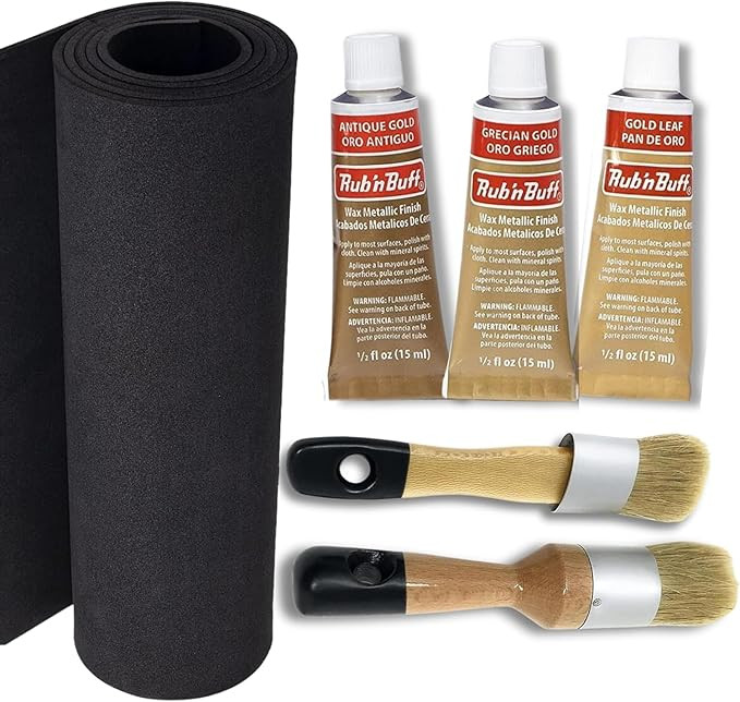 EVA Foam and Amaco Rub 'n Buff Wax Metallic Finish - Pixiss High Density Foam Roll (35cm x 150cm ... | Amazon (US)