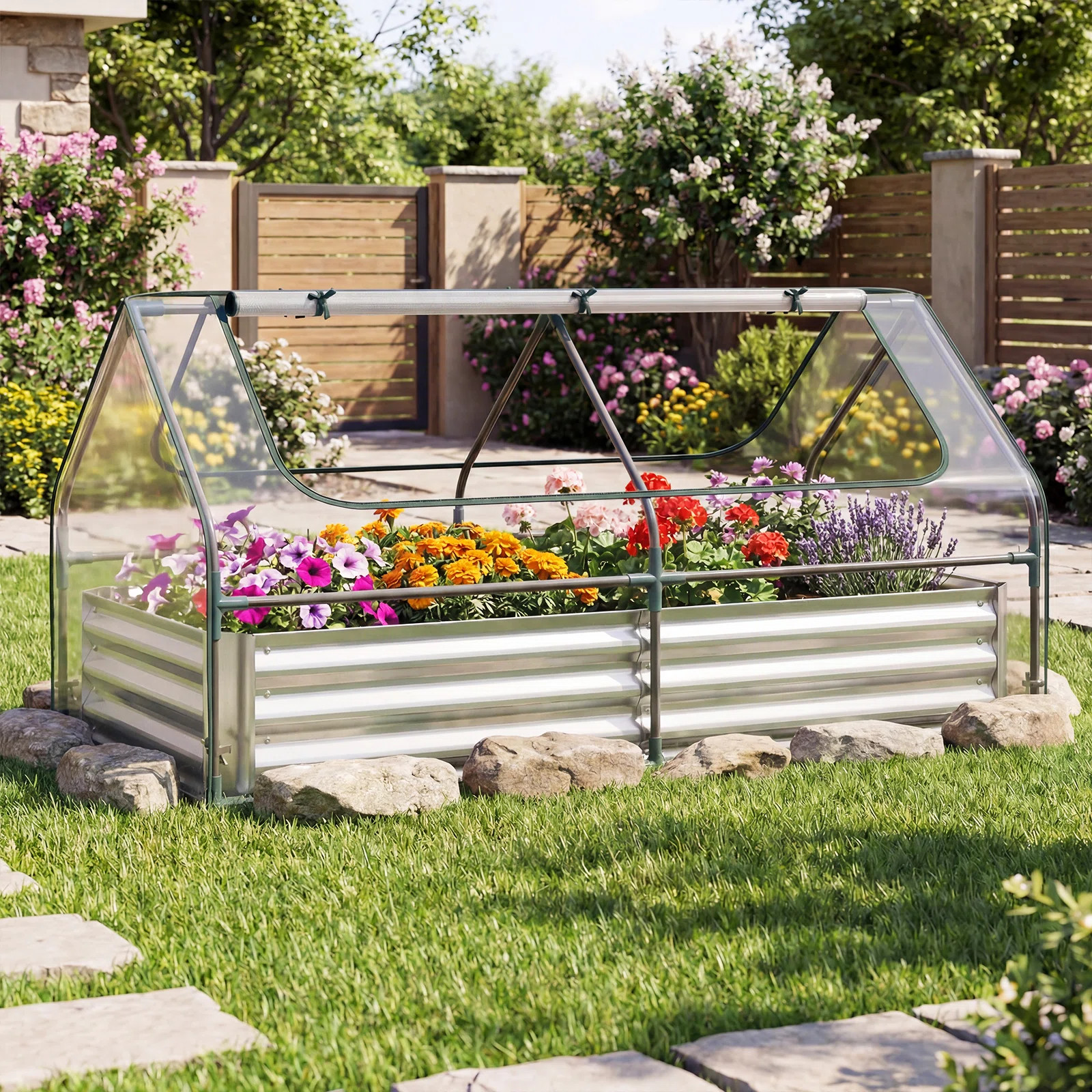 Pachton 37'' H X 72'' W Raised Garden Bed | Wayfair North America
